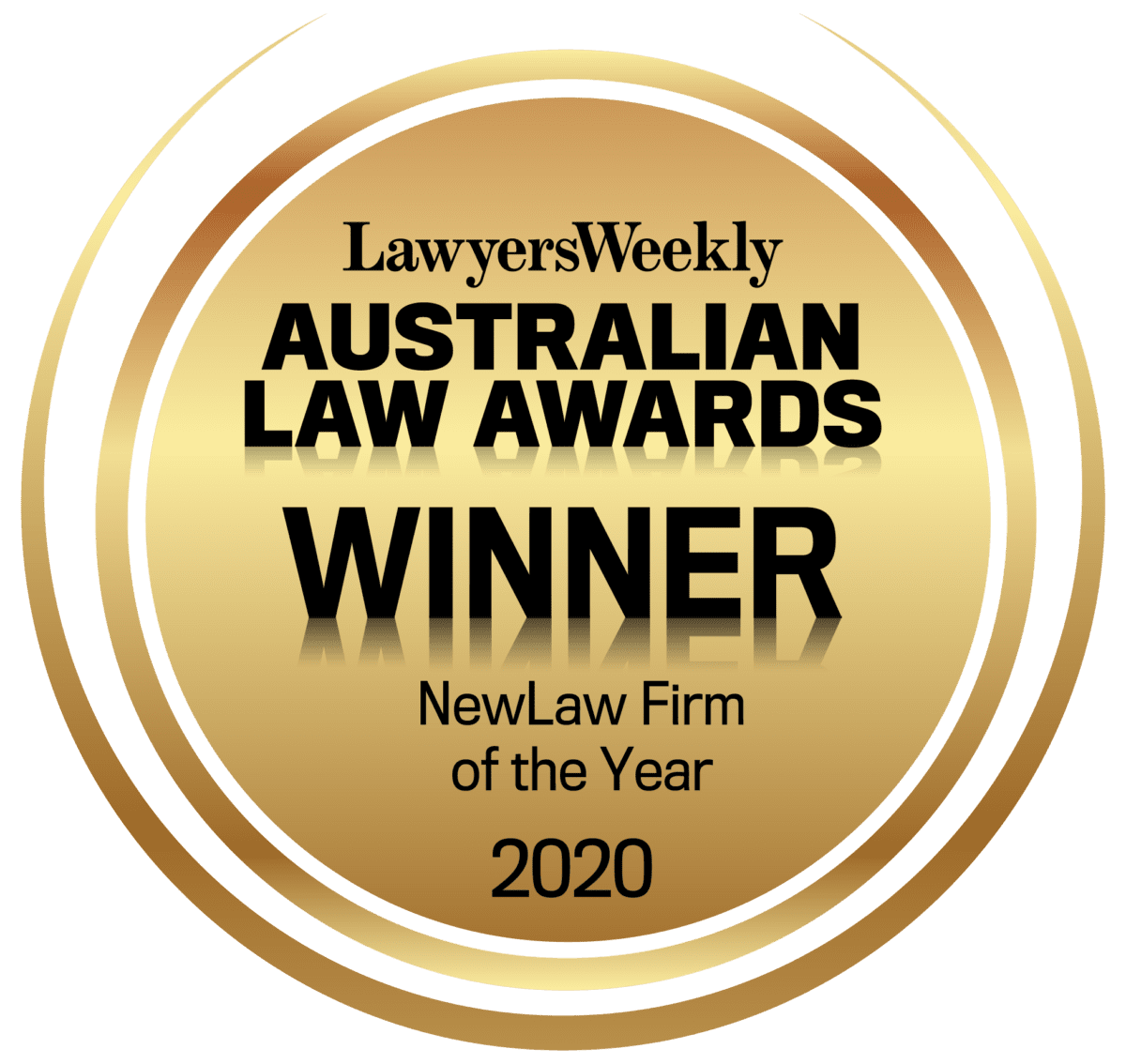 Lawyers Weekly Australian Law Awards - NewLaw Firm of the Year - Winner