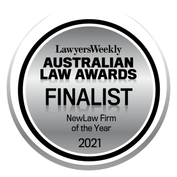 Lawyers Weekly Australian Law Awards 2021 - Finalist - NewLaw Firm of the Year