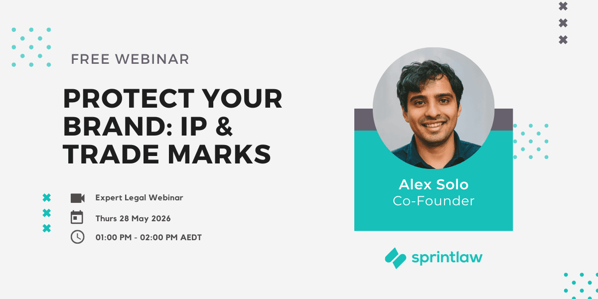 Webinar thumbnail for Protect Your Brand: IP & Trade Marks.